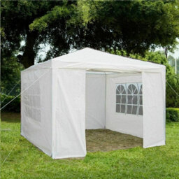 Gr8 Garden White Gazebo Marquee Awning Beach Party Camping Tent Canopy 3 X 3M - thumbnail 1