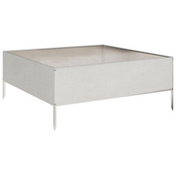 Berkfield Garden Raised Bed 100X100X25 Cm Stainless Steel - thumbnail 6