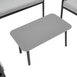 More4Homes Rhodes Garden Sofa Set 4 Seater Outdoor Garden Furniture Set With Glass Table (Grey) - thumbnail 6