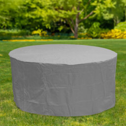 Oxbridge Grey Large Round Waterproof Outdoor Garden Patio Set Furniture Cover - thumbnail 5