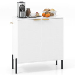 Costway 2-Door Buffet Cabinet Sideboard Cabinet Modern Kitchen Storage Cabinet - thumbnail 2