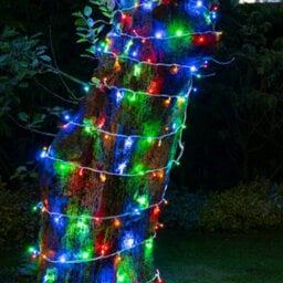 Christmas Tree World Crownvine 50M Fairy Lights Starter Set - 500 Leds Multicolour - White Rubber Cable - thumbnail 1