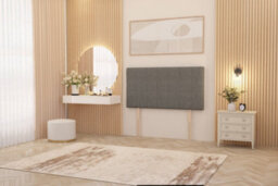 Somnior Beds Somnior Austin Divan Bed Set With Midnight Pocket Sprung Mattress And Headboard Silver Linen - thumbnail 5