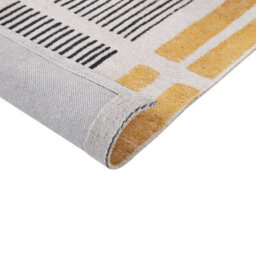 Beliani Rug Katra Beige 140 X 200 Cm Cotton - thumbnail 7