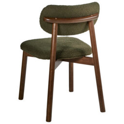 Beliani Set Of 2 Dining Chairs Mills Boucle Brown/ Green - thumbnail 7