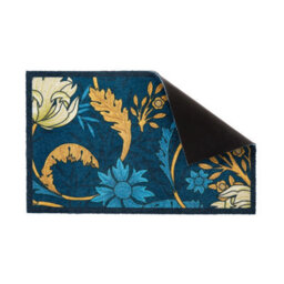 Artsy Doormats William Morris Blue Indoor Washable Doormat 80X50Cm - thumbnail 4