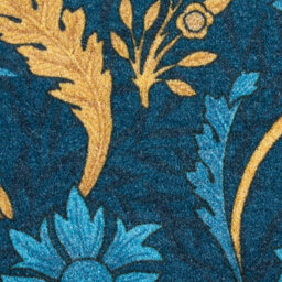 Artsy Doormats William Morris Blue Indoor Washable Doormat 80X50Cm - thumbnail 2