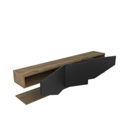 Decorotika Pearl Tv Stand Tv Unit For Tvs Up To 71 Inch Oud And Black - thumbnail 6