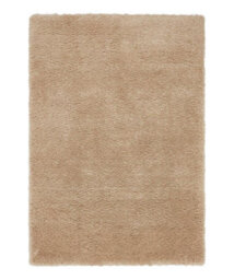 Sand Shaggy Modern Plain Rug For Bedroom & Living Room -120Cm X 170Cm - thumbnail 2