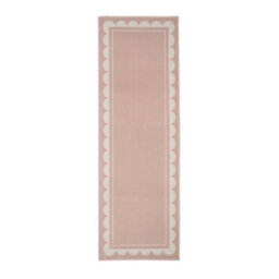 Melrose Colorama Scallop Natural Medium Indoor Area Runner Rug 67/200Cm - thumbnail 4