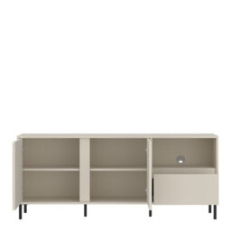Furniture To Go Avenale Wide Tv Cabinet  2 Door 1 Drawer In Cashmere - thumbnail 3