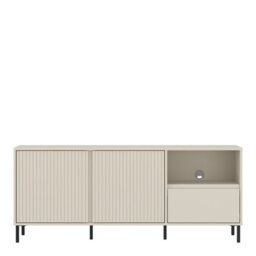Furniture To Go Avenale Wide Tv Cabinet  2 Door 1 Drawer In Cashmere - thumbnail 2