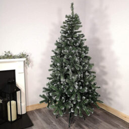 Snowtime Colorado Spruce Frosted Christmas Tree Green - 8Ft/240Cm - thumbnail 1