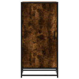 Vidaxl Shoe Rack Smoked Oak 48X38X97.5 Cm Engineered Wood - thumbnail 4