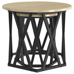 Berkfield Nesting Side Tables 2 Pcs Sonoma Oak Engineered Wood - thumbnail 5
