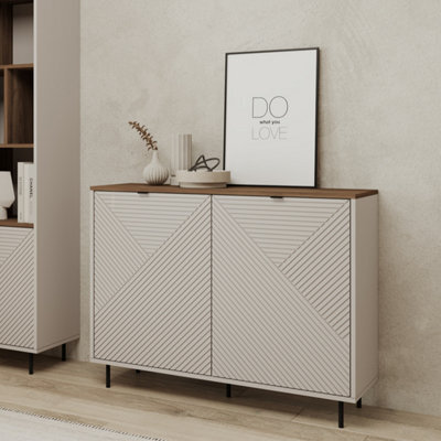 Heze Furniture Evo 2 Door Sideboard With Textured Door - image 1