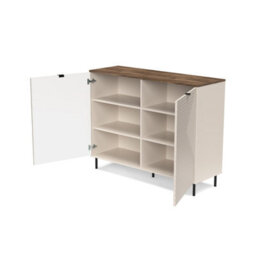Heze Furniture Evo 2 Door Sideboard With Textured Door - thumbnail 5