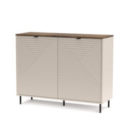 Heze Furniture Evo 2 Door Sideboard With Textured Door - thumbnail 3