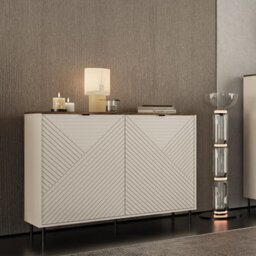 Heze Furniture Evo 2 Door Sideboard With Textured Door - thumbnail 2