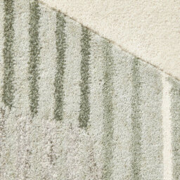 Beige Handmade , Luxurious , Modern , Viscose Wool Easy To Clean Geometric Rug For Bedroom, Living Room - 120Cm X 170Cm - thumbnail 5