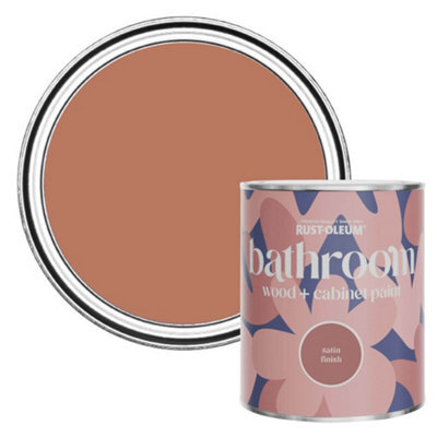 Rust-Oleum Siena Satin Bathroom Wood & Cabinet Paint 750Ml - image 1