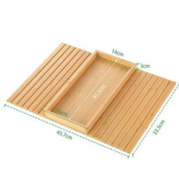 Bamboo Sofa Armrest Organizer Remote Holder - thumbnail 2