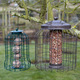Gardman Squirrel Proof Wild Bird Seed Peanut & Fat Ball Feeder Heavy Duty Hanging Garden Feeder - thumbnail 3
