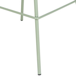 Wyld And Coco Set Of 2 Light Green Counter-Height Bar Stools With Powder-Coated Metal Legs - thumbnail 7