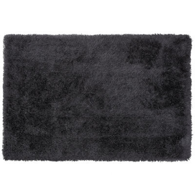 Beliani Shaggygy Rug Cide Black 160 X 230 Cm - image 1