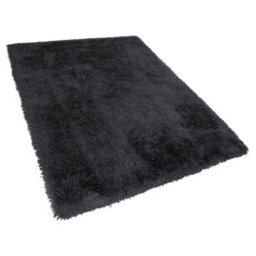 Beliani Shaggygy Rug Cide Black 160 X 230 Cm - thumbnail 4