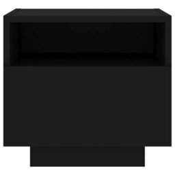 Berkfield Bedside Cabinets With Led Lights 2 Pcs Black 40X39X37 Cm - thumbnail 8