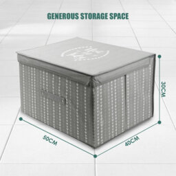 GEEZY The Magic Toy Shop Storage Box Collapsible Folding Large Jumbo Chest Kids Room Toy Box Heart Design - thumbnail 7