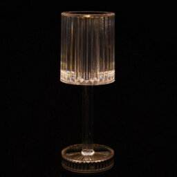 Thehotsale Cylindrical Lampshade Three-Tone Color Transparent Dimmable Table Lamp Bedside Lighting Decor For Bedroom - thumbnail 3