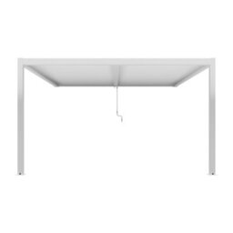 Agadon Aluminium Pergola Shading System 400 X 400 Cm White Wall Mounted - thumbnail 3