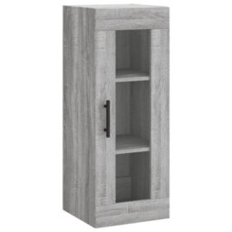 Berkfield Highboard Grey Sonoma 34.5X34X180 Cm Engineered Wood - thumbnail 5