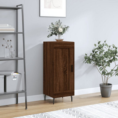 Berkfield Sideboard Brown Oak 34.5X34X90 Cm Engineered Wood - image 1