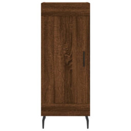 Berkfield Sideboard Brown Oak 34.5X34X90 Cm Engineered Wood - thumbnail 5