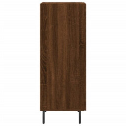 Berkfield Sideboard Brown Oak 34.5X34X90 Cm Engineered Wood - thumbnail 7