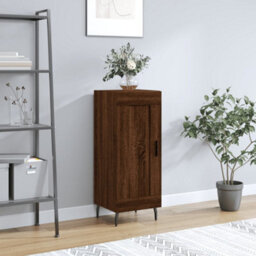 Berkfield Sideboard Brown Oak 34.5X34X90 Cm Engineered Wood - thumbnail 1