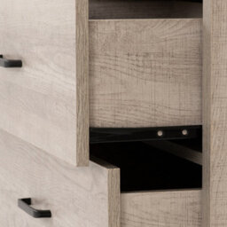 Seconique Oliver 3 Drawer Chest Light Oak Effect - thumbnail 7