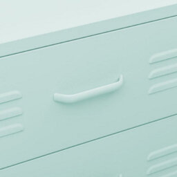 Vidaxl Chest Of Drawers Mint 80X35X101.5 Cm Steel Chests Of Drawers - thumbnail 7