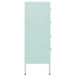 Vidaxl Chest Of Drawers Mint 80X35X101.5 Cm Steel Chests Of Drawers - thumbnail 4