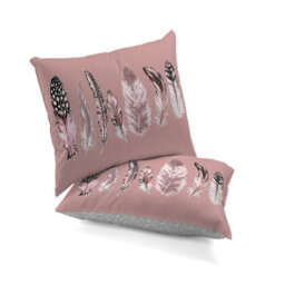 Gc Gaveno Cavailia Downy Dreams Duvet Cover Bedding Set Pink Super King 3Pc With Reversible Geometric Printed Quilt Cover - thumbnail 4