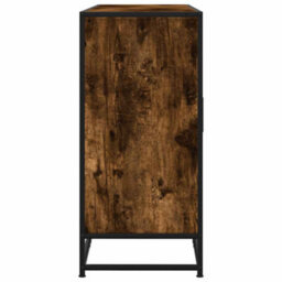 Vidaxl Sideboard Smoked Oak 134X35X76 Cm Engineered Wood - thumbnail 5