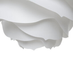 Beliani Pendant White Flower Shade - 1-Light Modern Sculptural Ceiling Pendant, W41 X D41 X H113Cm - thumbnail 7