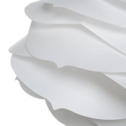 Beliani Pendant White Flower Shade - 1-Light Modern Sculptural Ceiling Pendant, W41 X D41 X H113Cm - thumbnail 5
