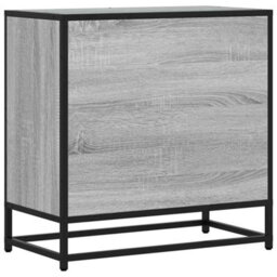 Berkfield Bedside Cabinet Grey Sonoma 60X31X60 Cm Engineered Wood And Metal - thumbnail 7