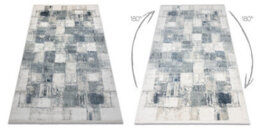 RugsX Distin 0143A Navy Blue / Blue / White Modern Carpet - Geometric, Vinta  160X230 Cm - thumbnail 2