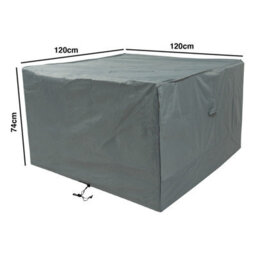 Woodside Waterproof Heavy Duty Protective Outdoor Rattan Cube Dining Set Cover - thumbnail 2