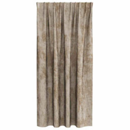 Berkfield Curtain With Curtains 2 Pcs Champagne 175 X 140 Cm Velvet - thumbnail 3